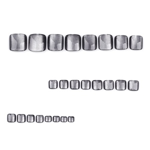 <span class=keywords><strong>Faux</strong></span> <span class=keywords><strong>ongles</strong></span> carrés noirs effet œil-de-chat à presser pour les <span class=keywords><strong>pieds</strong></span> – Populaires <span class=keywords><strong>faux</strong></span> <span class=keywords><strong>ongles</strong></span> d'orteil à presser - Product Image 2