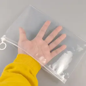 Abbigliamento poli vendita calda smerigliato riciclabile Pac Ziplock vestiti chiusura a Zip in plastica con Logo personalizzato borsa con cerniera per abbigliamento per calzini