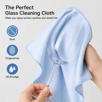 Serviette de nettoyage automobile en microfibre, sans peluches, séchage rapide, douce, haute absorption d'eau, 25x25cm et 40x40cm, vente chaude, directement de l'usine