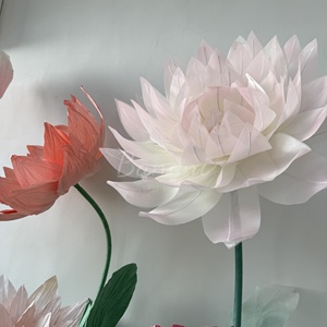 Set di Fiori Giganti Fatti a Mano in Carta Washi: Dalia, Peonia, <span class=keywords><strong>Girasole</strong></span> per Esposizioni Personalizzate e Vetrine - Product Image 5
