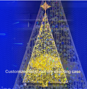 Nouvel Arbre de Noël Conique Lumineux à LED 2025, Grand Arbre Blanc d'Extérieur, Motif Commercial, Lumières de Noël, Décoration de Rue - Product Image 4