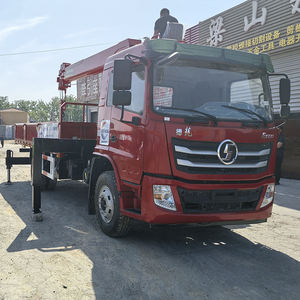 Le chariot élévateur Shaanxi SHACMAN est un véhicule élévateur à haute altitude d'une capacité de levage de 10 tonnes, 4*2, fabriqué en Chine - Product Image 3