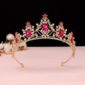 Diadema de Moda Simple para Fiesta de Cumpleaños de Princesa, Accesorios para Vestido de <span class=keywords><strong>Novia</strong></span>, Tiara - Product Image 3