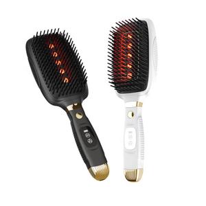 Vente chaude lumière rouge électrique croissance des cheveux peigne Portable masseur de cheveux EMS cuir chevelu masseur applicateur <span class=keywords><strong>brosse</strong></span> pour la croissance des cheveux du cuir chevelu - Product Image 1