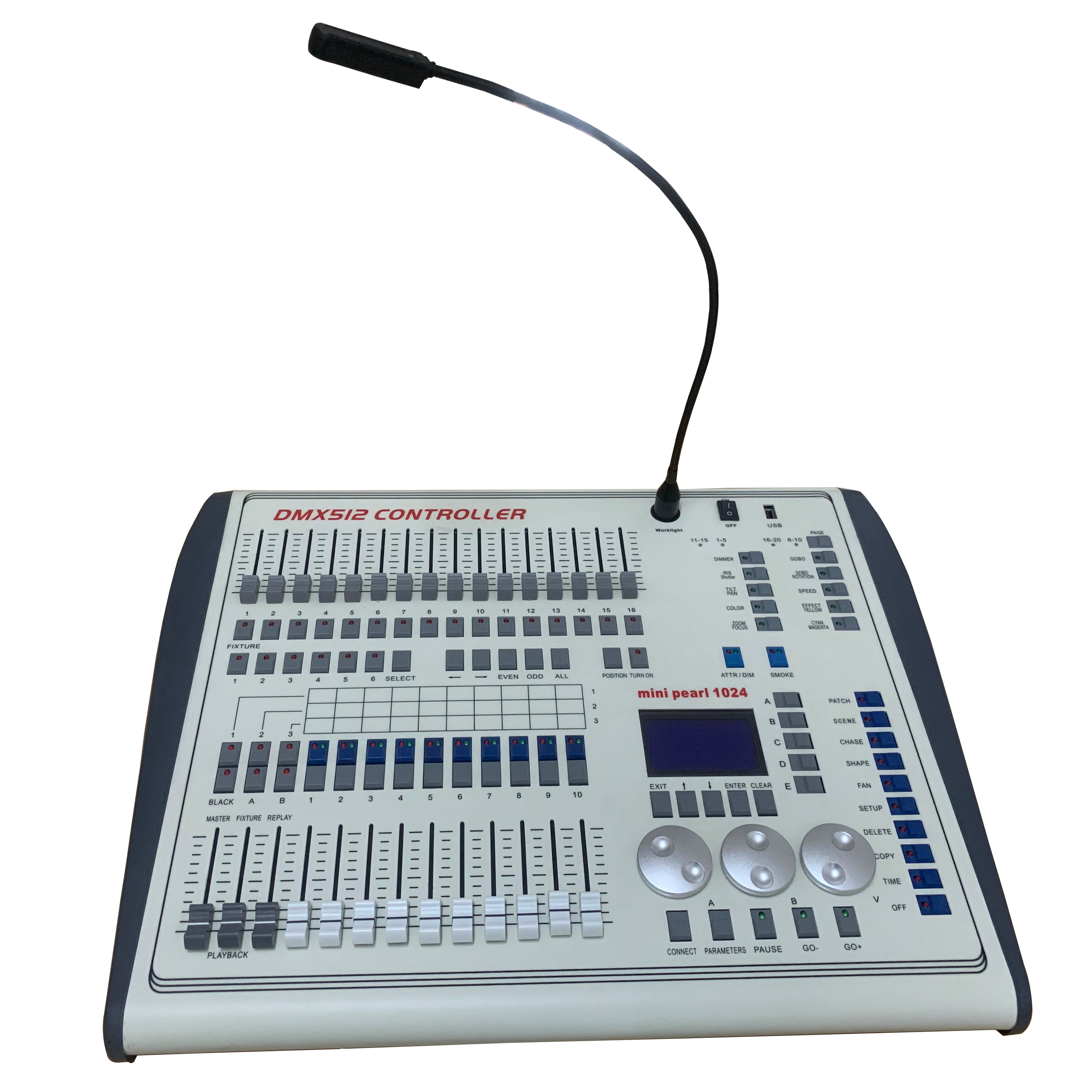 Лидер продаж, контроллер DMX512 на 1024 каналов для сценического светодиодного подвижного освещения, освещение для диджея