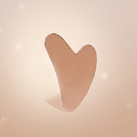 Outil de massage Gua Sha en Kansa de qualité supérieure, style médiéval, pour le visage, anti-âge et renouvellement cutané, Inde