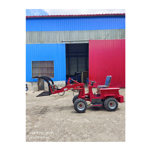 Factory Weightlifting 300kg <b>Tractor</b> Four Wheel Drive Battery Small Wheeled Dumper Truck <b>Backhoe</b> Shovel - Product Image 1