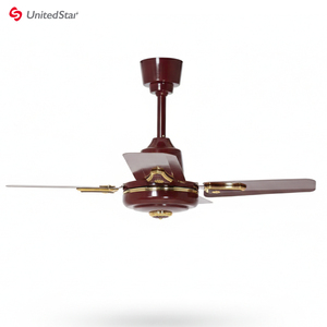 Ventilatore da <span class=keywords><strong>Soffitto</strong></span> Elettrico a Risparmio Energetico, Stile Retrò, 24 Pollici, 5 Velocità, Motore AC, Bianco, 4 Pale in Metallo, Alta Portata d'Aria - Product Image 2