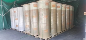 Rollo <span class=keywords><strong>de</strong></span> etiquetas <span class=keywords><strong>de</strong></span> transferencia Jumbo <span class=keywords><strong>de</strong></span> gran oferta, materia prima acrílica termofusible semibrillante y <span class=keywords><strong>de</strong></span> alto brillo TTL para Pegatinas - Product Image 2