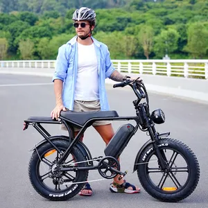 Bicicletas elétricas de pneus gordo 20 polegadas, bicicletas elétricas de pneu gordo v8 disponíveis no armazém da ue eua a 70km de alcance bicicletas eletrônicas