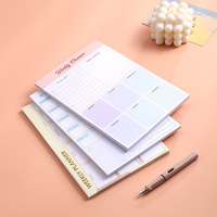 Autocollant magnétique créatif pour réfrigérateur, planificateur hebdomadaire, agenda manuel pour la gestion du temps, carnet détachable, cadeau