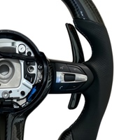 Volant en fibre de carbone LED pour BMW, pour les modèles E70 F15 F36 F01 F10 F30 F31 F32 F20 E92 E60 X6 E71 X5 E90 M3 M4 M5 M6
