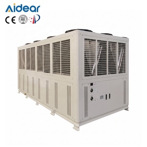 Refroidisseur d'eau industriel <span class=keywords><strong>à</strong></span> air refroidi par air Aidear pour ligne de lavage et de refroidissement des légumes - Product Image 3