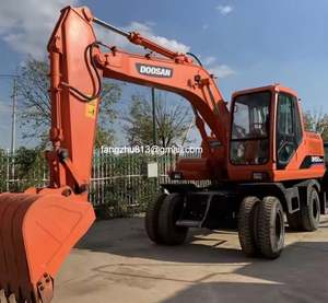 Excavadora Hidráulica de Ruedas Doosan DH150 Usada Original en Venta, Excavadora de Ruedas de Goma Doosan 150 130 Importada en Venta - Product Image 4