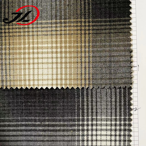 Hot Selling Tr Suiting Fabric 80% Polyester 17% Viscose 3%spandex Check Fabric for <strong>Garmants</strong> - Product Image 1