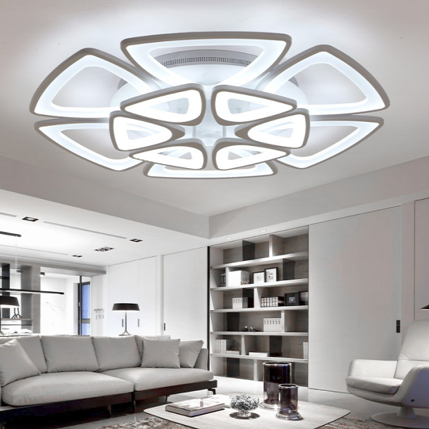 Luxury Sofar Bedroom Lamp Ceiling Light Simple Modern Nordi Dimming Acrylic Light for Living Room Kitchen Island