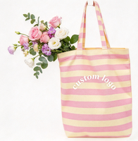 Sac en coton pliable portable d'extérieur, sac fourre-tout en toile réutilisable en différentes couleurs