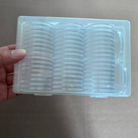 50pcs 40.6mm Coin Capsule Collection Stockage Ensemble US Coin Box American Silver Eagle Coin Case
