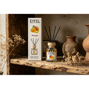 Diffuseur de parfum pour voiture EYFEL 130ml sans alcool, écologique, en verre bleu, parfum longue durée, désodorisant, décoration, aromathérapie - Product Image 5