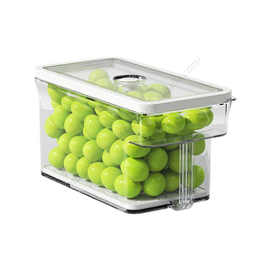 Boîtes de rangement en plastique pour cuisine Proins, organisateur de réfrigérateur et congélateur avec couvercle et poignée, vente en gros - Product Image 5