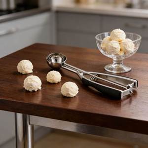 Cuillère multifonctionnelle pour glace, pelle à glace, cuillère à fruits pour la préparation de desserts à la maison ou en boutique - Product Image 2