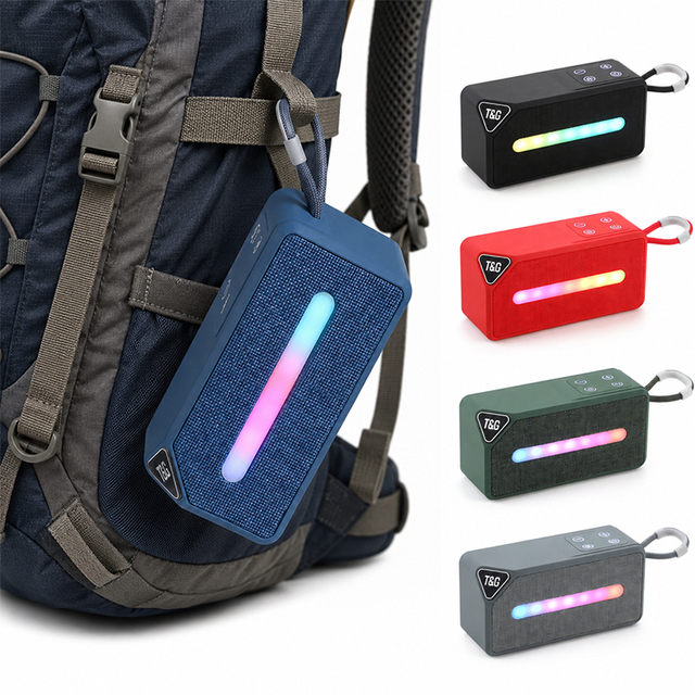 New Design Portable Wireless Speaker 5.3 TWS Stereo Bass Sound IPX7 Waterproof Outdoor Speaker