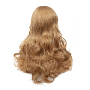 Pelucas de encaje <span class=keywords><strong>frontal</strong></span> sintético para mujer, peluca rizada de cuerpo largo, pelucas de Cosplay resistentes al calor resaltadas - Product Image 3