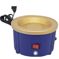 Pot à colle thermofusible NYLEO 80W 220V pour extensions de cheveux, couleur bleue, fusion de kératine NL-102