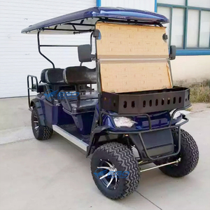 Voiture de golf électrique 6 places personnalisable de haute qualité avec structure en acier et homologation routière pour le tourisme - Product Image 6