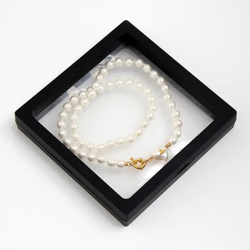 Collar de perlas de amor para mujer, todo Simple con diseño de nicho de alto grado, sentido de collar Retro, cadena de clavícula