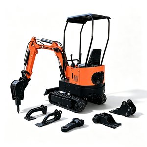 Free Shipping EPA Engine Kubota Crawler Mini Excavator 1T 5T 6T CE Diesel Excavators Earthmoving Machine <b>Farm</b> Digger - Product Image 2