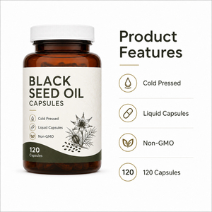 Nouvelles Capsules de Suppléments de Santé Bio pour Adultes : Mélange de Mousse de Mer, Miel, Huile d'Argan Extra Vierge Pressée à Froid et Huile de Nigelle pour la Digestion - Product Image 2