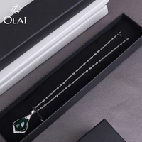 Boîte cadeau en carton kraft noir Olai pour bracelet, chaîne de montre, collier, bijoux