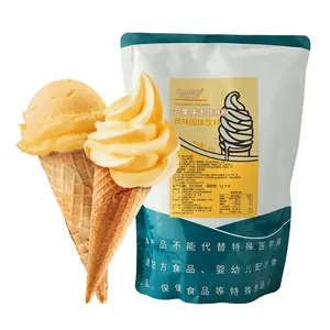 2024 New Arrivals mango Flavor Soft Serve Ice Cream Powder Mix low sugar diy Ice Cream Premix Powder with Halal Certified