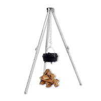 <strong>Best</strong> <strong>Selling</strong> Outdoor Cooking Campfire Tripod Stand <strong>Cast</strong> <strong>Iron</strong> Picnic Cauldron