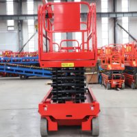 Plateforme élévatrice à ciseaux mobile autopropulsée à batterie 4 roues, de 4M à 14M, vente en gros pour fabricants