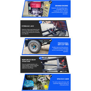 Nouveau véhicule agricole 4x4 de transport multifonctionnel de camion léger à quatre roues - Product Image 6