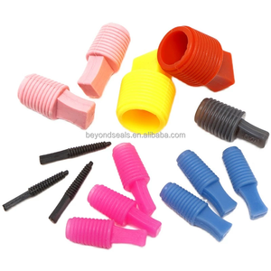 Tùy chỉnh sơn tĩnh điện cắm cho M2.5-M30 Nut Metric chủ đề bảo vệ Silicone cao su ren cắm - Product Image 4