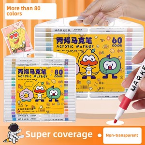 Acrylic nước dựa trên Bút Đánh Dấu cho trẻ em học sinh nhanh chóng làm khô màu nước cho Diy sơn Opaque có thể giặt màu Bút Đánh Dấu - Product Image 3