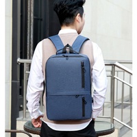 Sac à dos pour ordinateur portable d'extérieur, léger, imperméable, avec logo personnalisé, design unique, port USB, polyester Oxford, antivol RFID