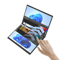 Yg14D Ordinateur portable professionnel à double écran 10 + 10 "N 95 360 degrés I7 Processeur Intel Slim Style 1TB 512GB 256GB