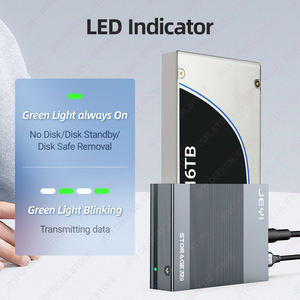 مصنع JEYI U.<span class=keywords><strong>2</strong></span> NVMe SSD محطة إرساء ألومنيوم غلاف USB3.<span class=keywords><strong>2</strong></span> Gen2x2 10Gbps قاعدة 36W محول طاقة ودعم - Product Image 5