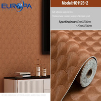 Autocollant mural auto-adhésif imperméable et ignifuge EUROPA en cuir XPE PVC, épaisseur 2,3 mm, pour salle de sport, salle de bain, décoration intérieure