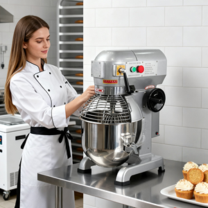 เครื่องผสมอาหารแบบตั้งโต๊ะ 10 ลิตร รุ่น Planetaria สำหรับทำขนมเค้ก ราคา - Product Image 1