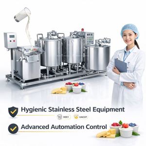 Máquina Pasteurizadora de Leche de Cabra Ace 100L 120L 300L 500L, Línea de Producción de Yogur en Bolsas, Precio - Product Image 2