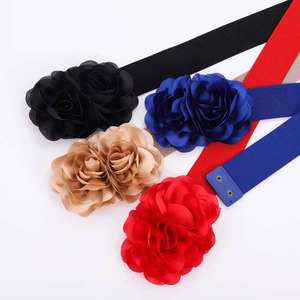 Cinto Feminino Elástico com Dupla Flor, Novo Design, Grande Venda - Product Image 2