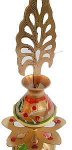 Handcrafted Brass Surmedani Traditional Kohl <b>Container</b> Antique Surma Dani Decorative Brass Storage Pot for Home Decor - Product Image 6