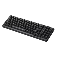 Teclado Mecánico para Juegos Simple de 78 Teclas, Anti-Ghosting de Teclas Completas, Retroiluminado, con Cable Tipo-C y Perilla de Volumen