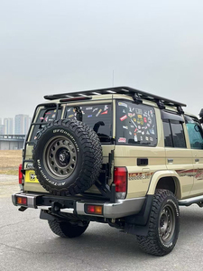 Rines <span class=keywords><strong>de</strong></span> Aleación Todoterreno Negros Mate Vintage <span class=keywords><strong>de</strong></span> 16/17 Pulgadas, 5x150 PCD, Compatibles con Toyota Land Cruiser/Tundra/Sequoia 4x4 SUV - Product Image 5