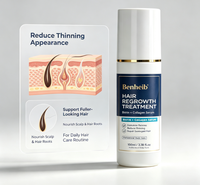 Sérum de traitement de repousse des cheveux Benheib, biotine, collagène, huile de ricin, soin du cuir chevelu, vente en gros